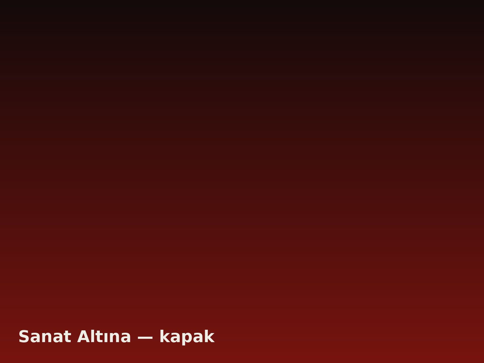 Sanat Altına
