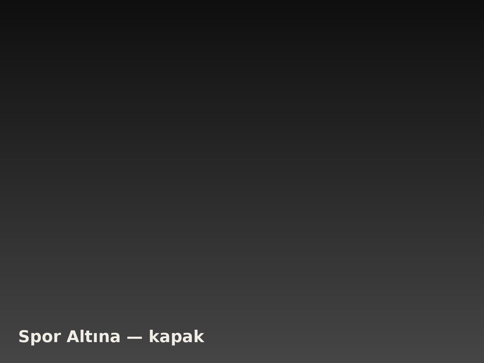 Spor Altına